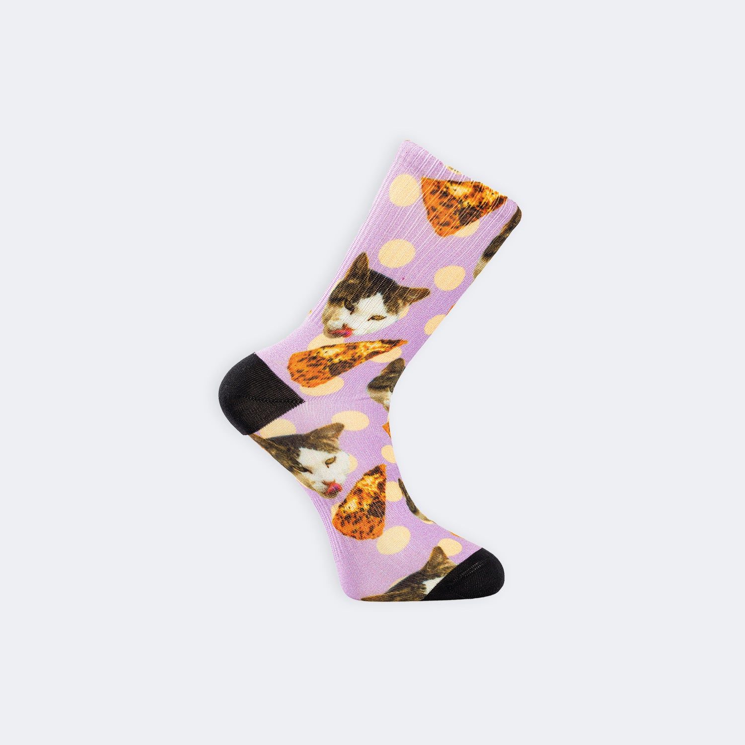 Ogobongo Cat & Pizza Printed Socks