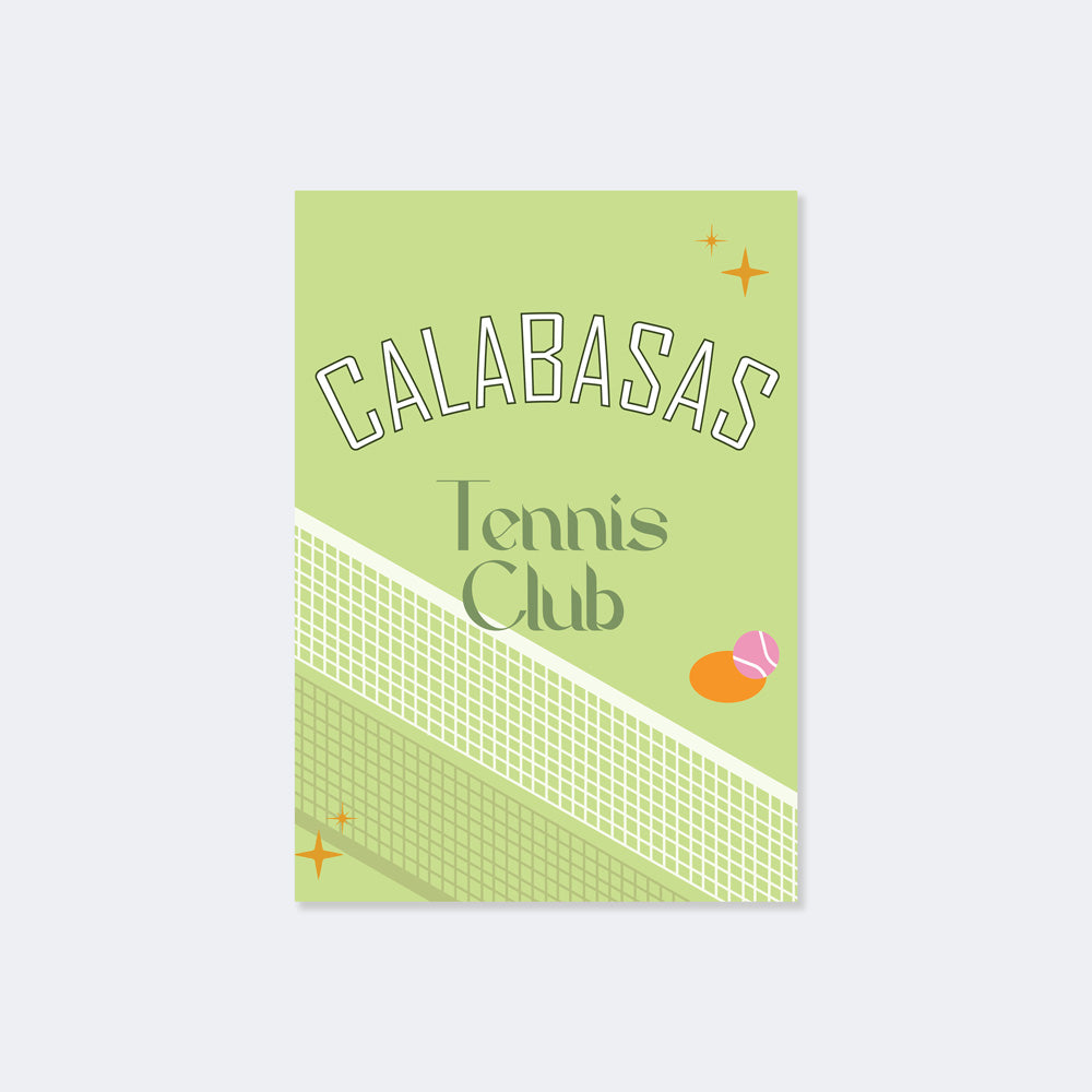 Tennis Club Poster